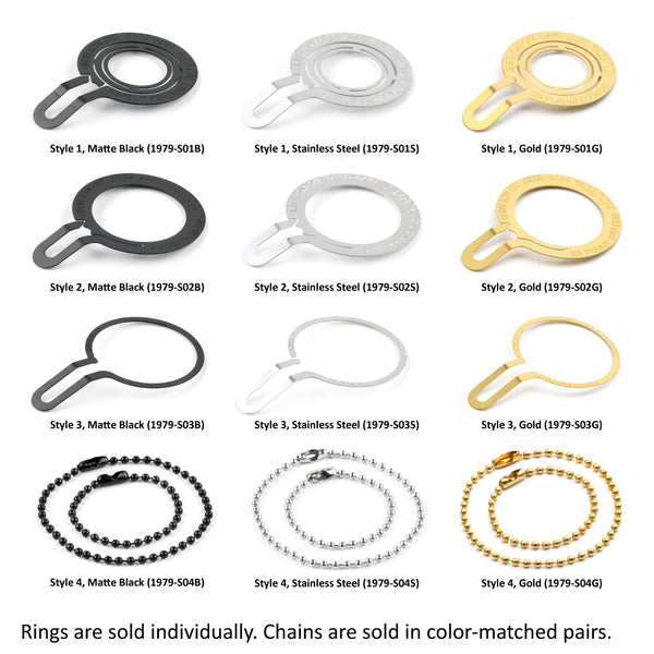 Charm Rings & Chains for Shift Knobs – ACUITY Instruments