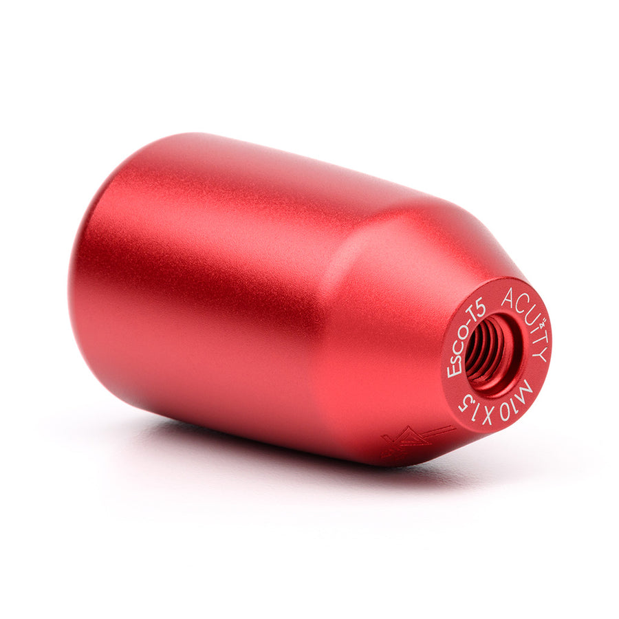 ESCO-T5 5-Speed Shift Knob in Satin Red Finish (M10x1.5)