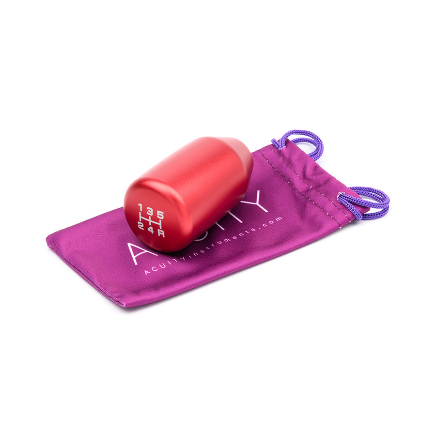 ESCO-T5 5-Speed Shift Knob in Satin Red Finish (M10x1.5)