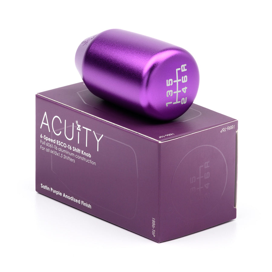 ESCO-T6 Shift Knob in Satin Purple Finish (M10X1.5)