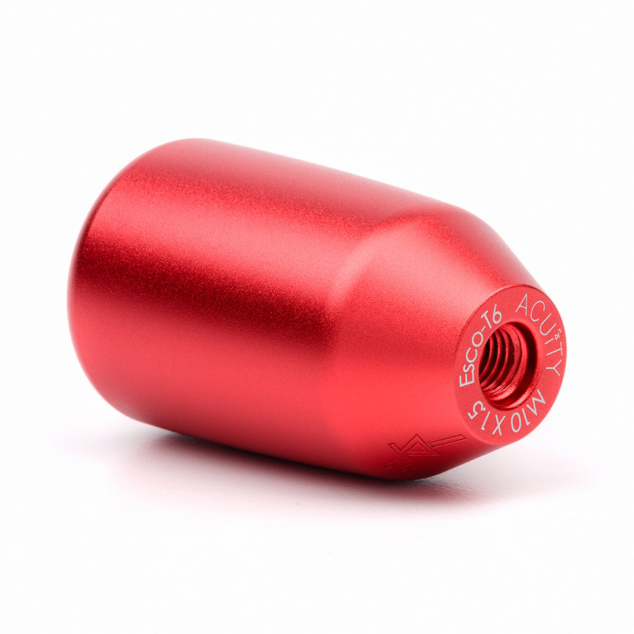 ESCO-T6 Shift Knob in Satin Red Finish (M10X1.5)