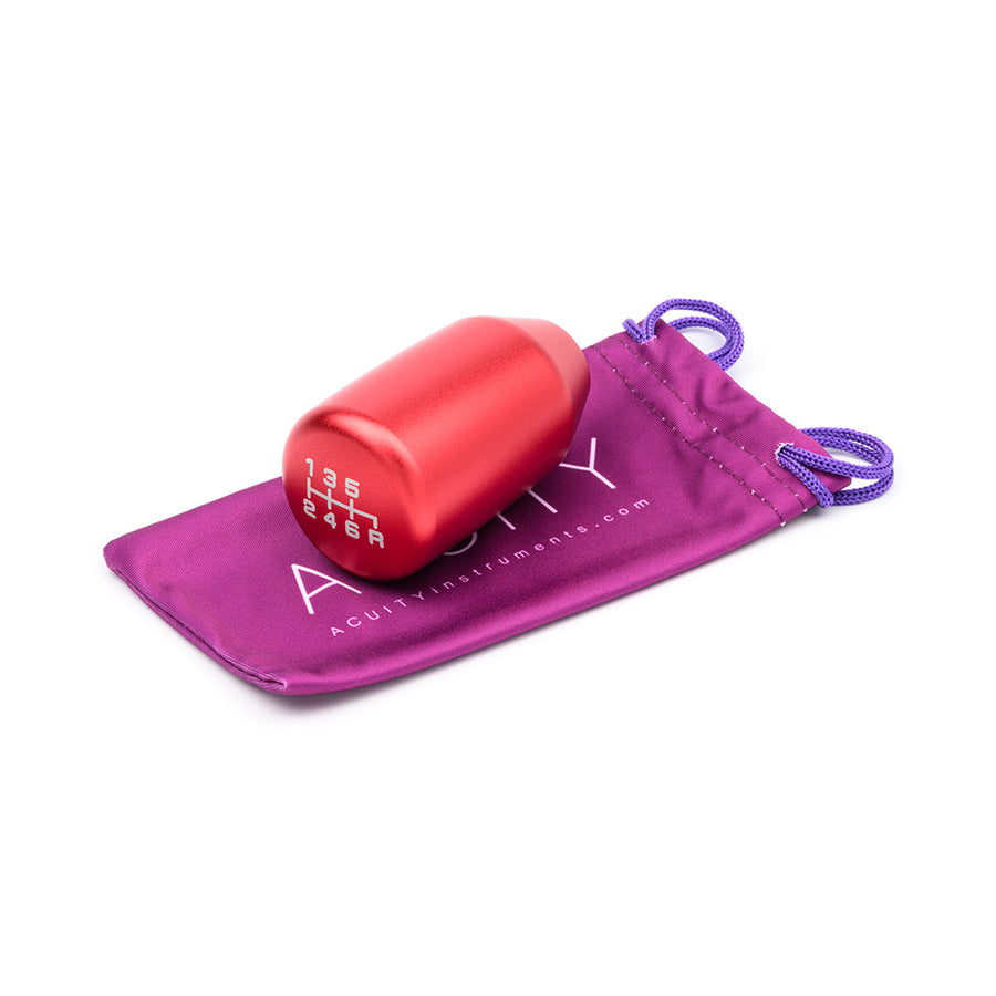 ESCO-T6 Shift Knob in Satin Red Finish (M10X1.5)