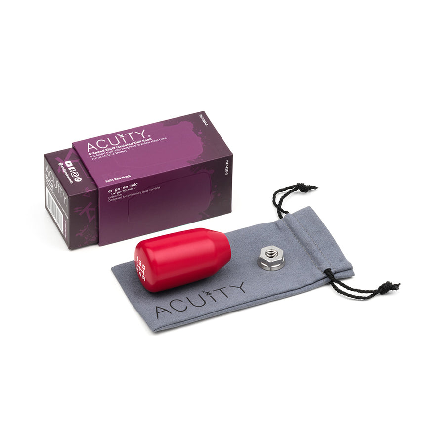 ESCO-Insulated 5-Speed Shift Knob in Red (M10X1.5) – ACUITY Instruments