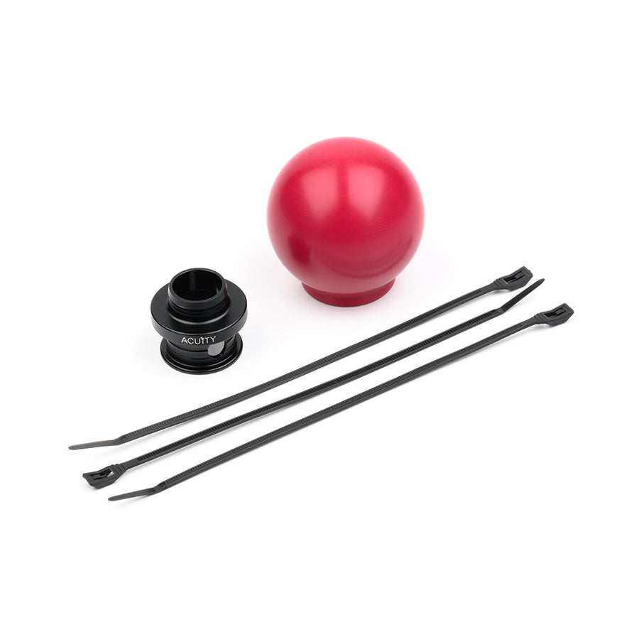 パーツ ACUITY POCO-Insulated Shift Knob POCO Insulated Low-Profile Shift Knob White (M10×1.5) – ACUITY