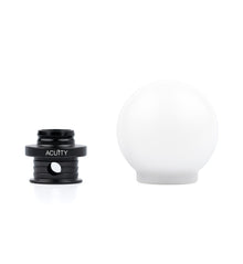 POCO Insulated Low-Profile Shift Knob in White (M10X1.5)