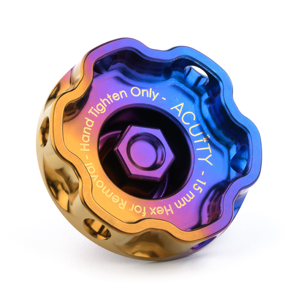 Podium-Ti Burnt Titanium Oil Cap for Honda & Acura – ACUITY