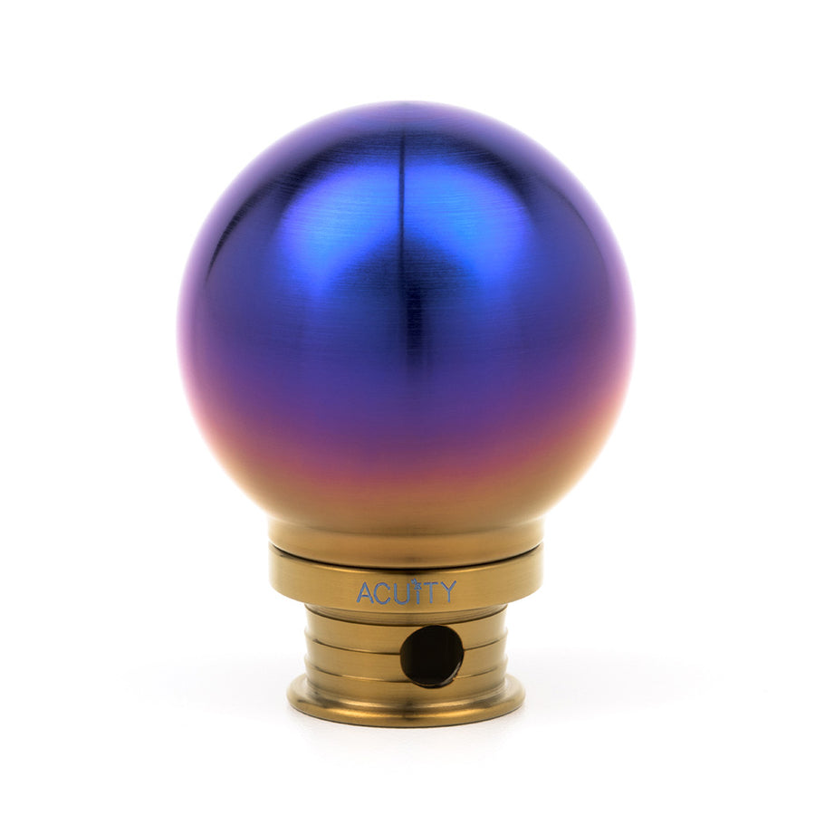 POCO-Ti Low Profile Shift Knob in Burnt Titanium Finish (M10x1.5)