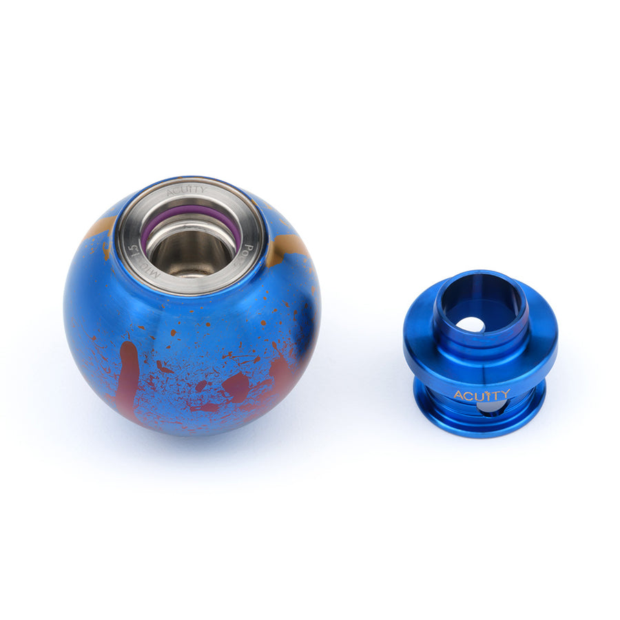 SSCO Candy Blue Weighted Shift Knob – Tear Drop Style, 530 Grams – Shift Solutions Co.