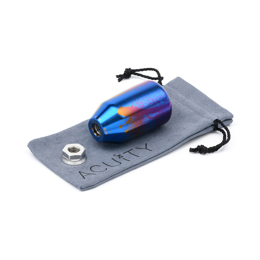 ESCO-Ti Shift Knob in Splatter Titanium Finish (M10X1.5