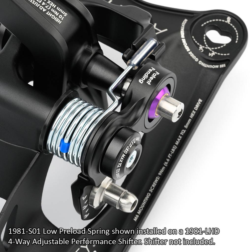 Low-Preload Centering Spring for 1981 Shifters | Acuity