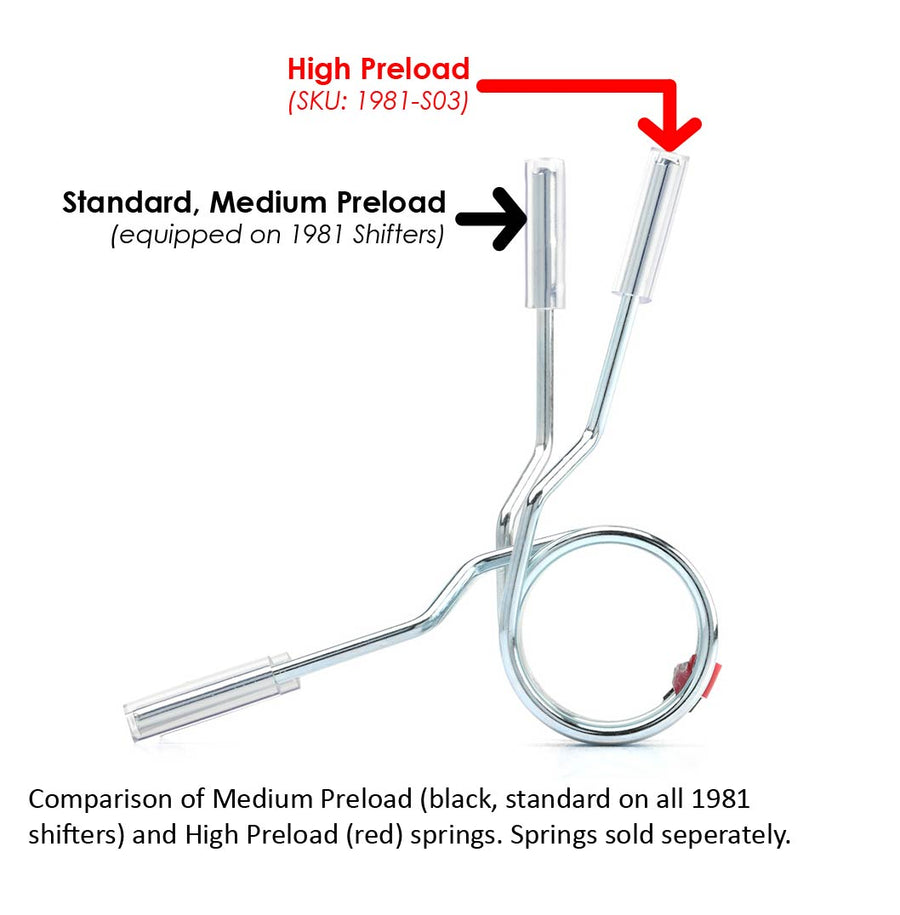 High Preload Centering Spring for 1981-LHD and 1981-RHD Shifters