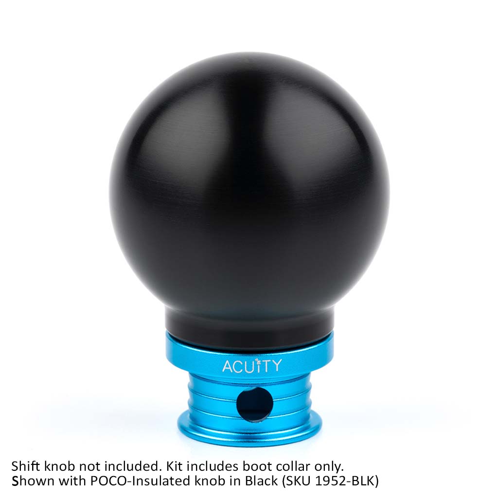 Satin Teal Aluminum POCO Shift Boot Collar – ACUITY Instruments