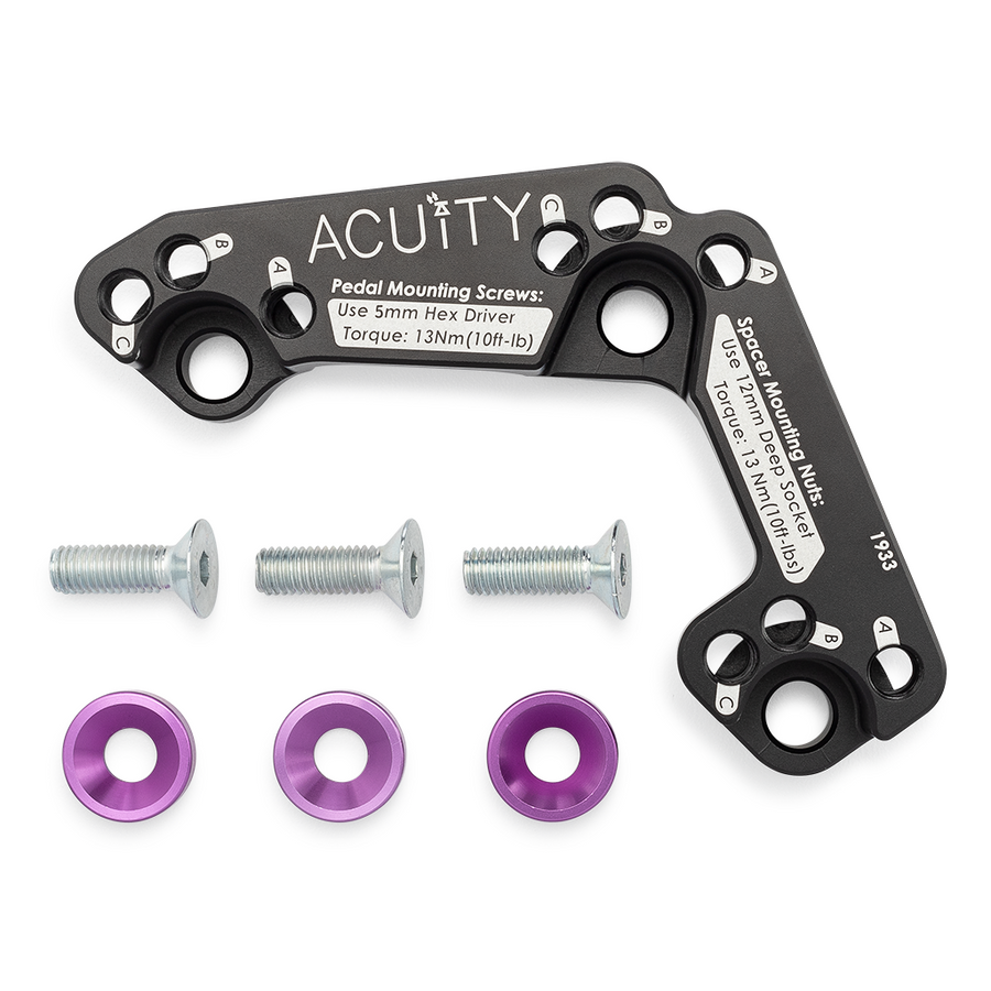 Acuity Instruments Throttle Pedal Spacer for The Right-Hand-Drive Vehicles