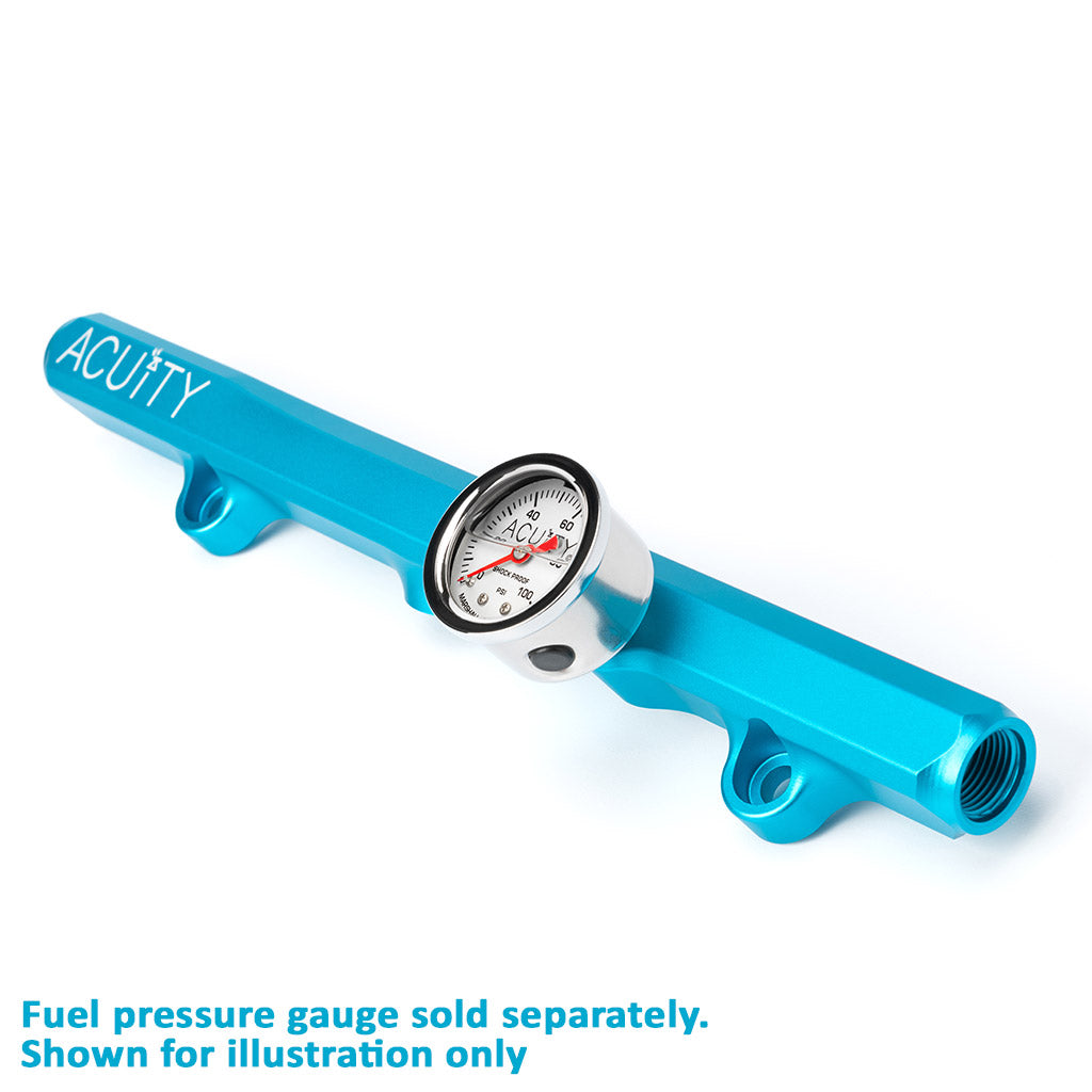 kitti様 Honda K-Series Fuel Rail in Satin Teal Finish by ACUiTY