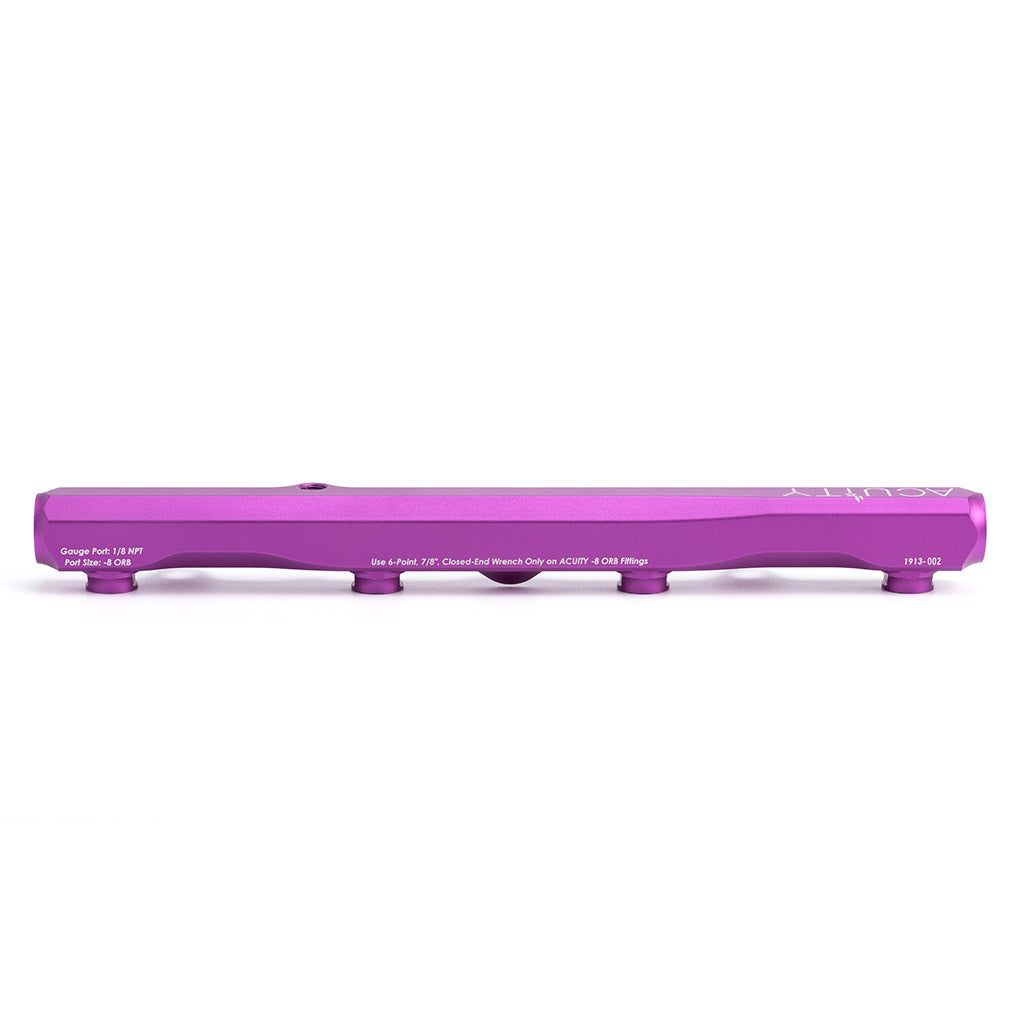 Satin Purple K-Series Fuel Rail | High-Flow Honda Upgrade – ACUITY