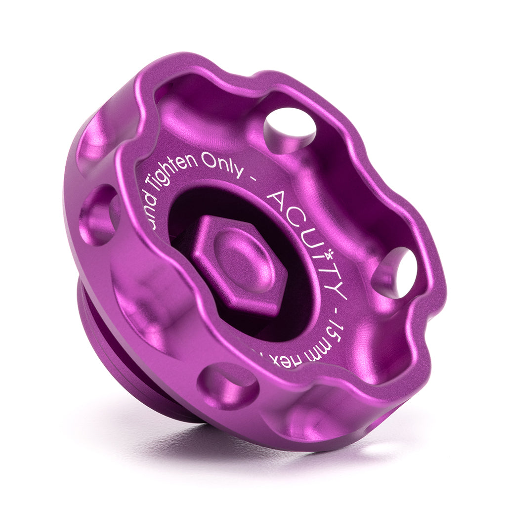 Purple Anodized Aluminum Oil Cap - 55mm Rotary 13B For RX-7 & RX-8 (Fits S1) - View #4